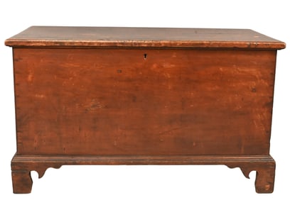 Chippendale Walnut Lift Top Chest
