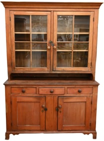 Stepback Cupboard in Two Parts