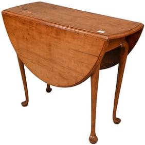Queen Anne Cherry Drop Leaf Table