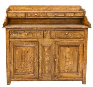 Cabinet having Backsplash