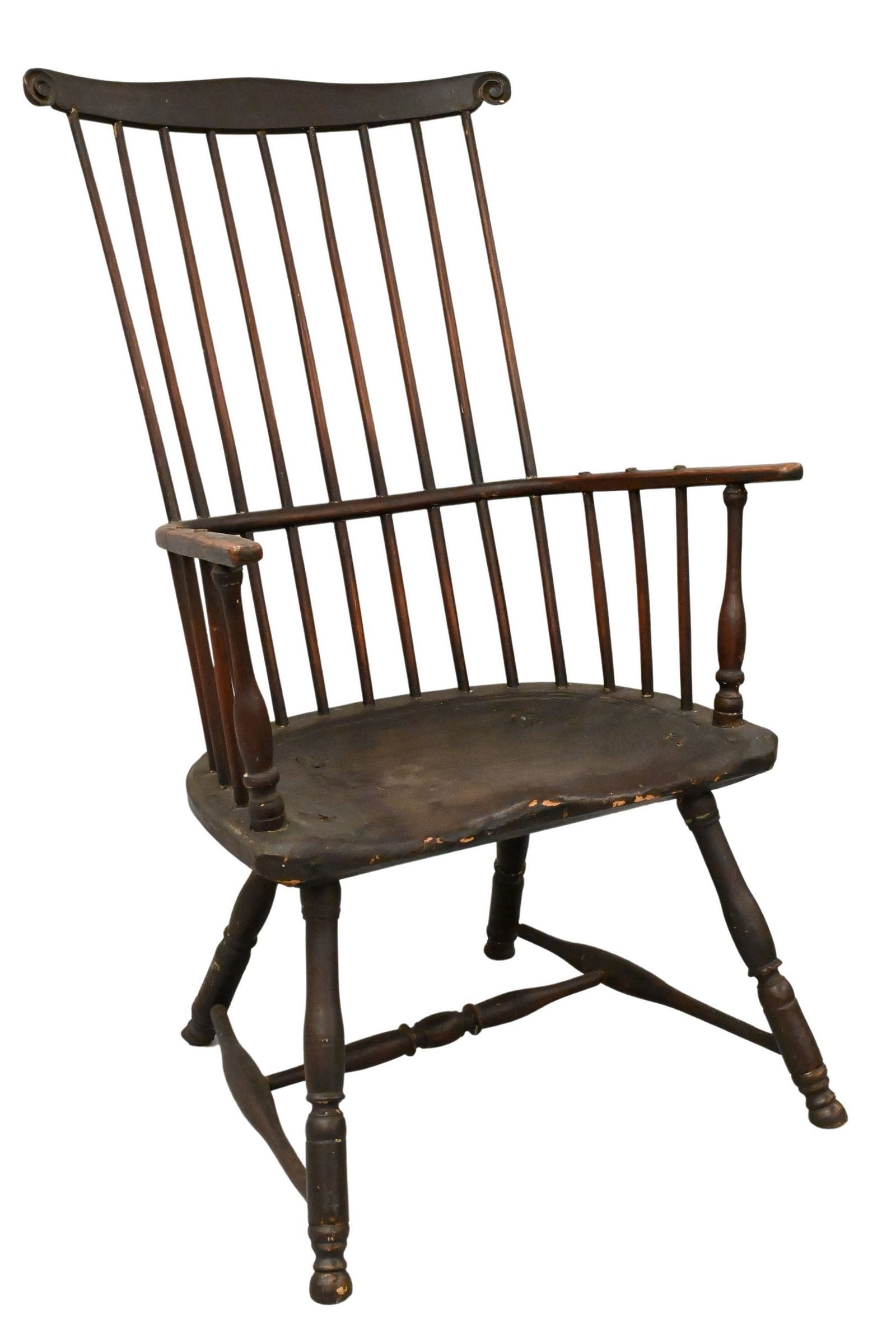 Windsor Fan Back Armchair on Turned Legs (1 of 5)