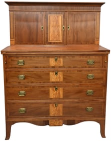 Federal Mahogany Secretary Desk