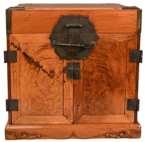 Chinese Huanghuali, Hardwood Document Table Cabinet