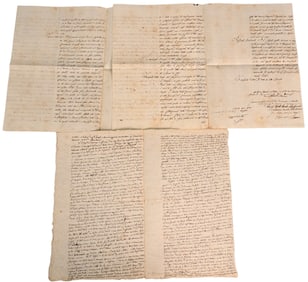 Two Napoleonic Handwritten Documents