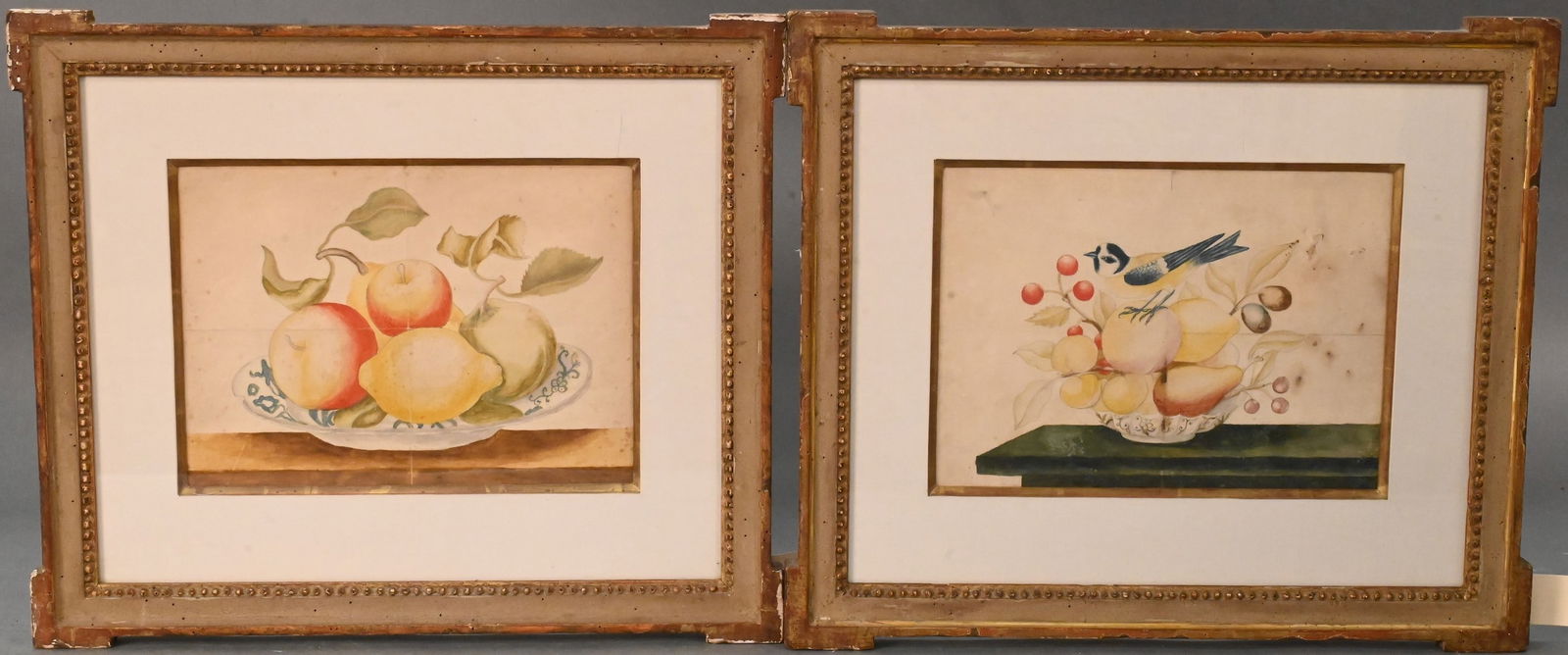 Two School of Maria Sibylla Merian (German 1647- 1717) Folk Art Still Lives (1 of 7)