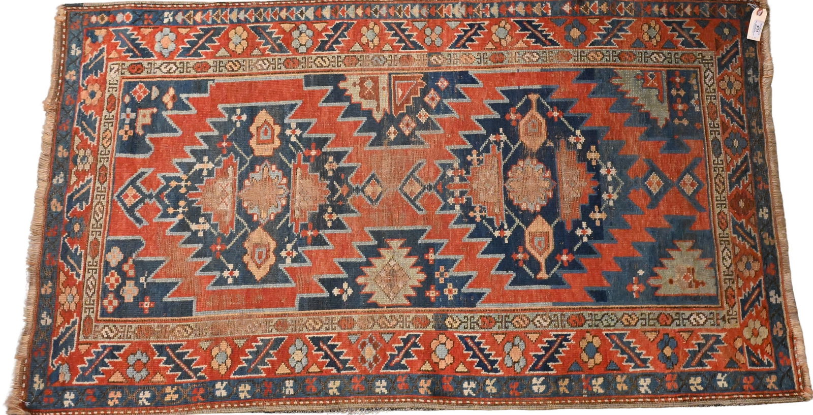 Two Caucasian Oriental Throw Rugs (1 of 8)