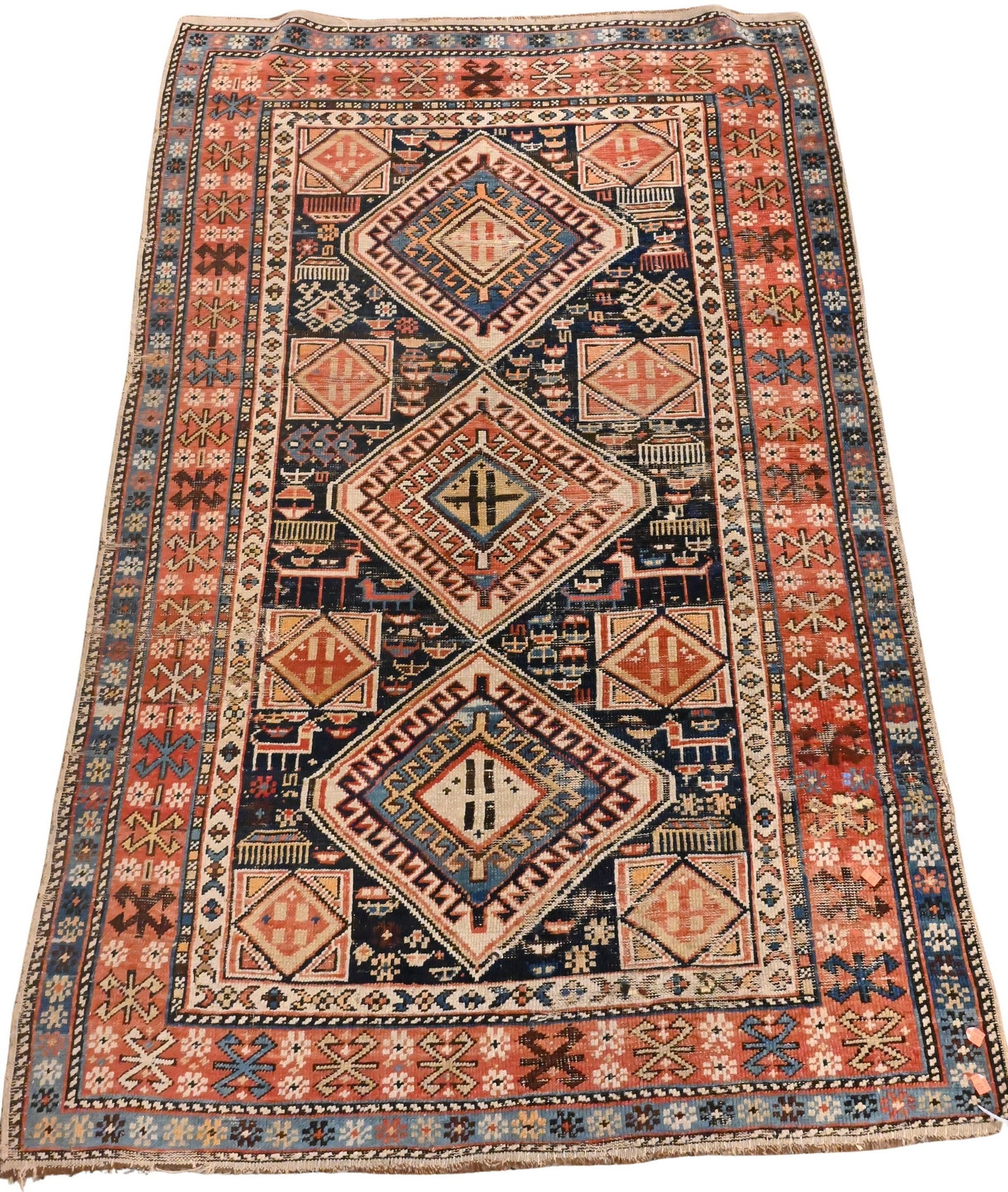 Two Caucasian Oriental Throw Rugs (1 of 6)