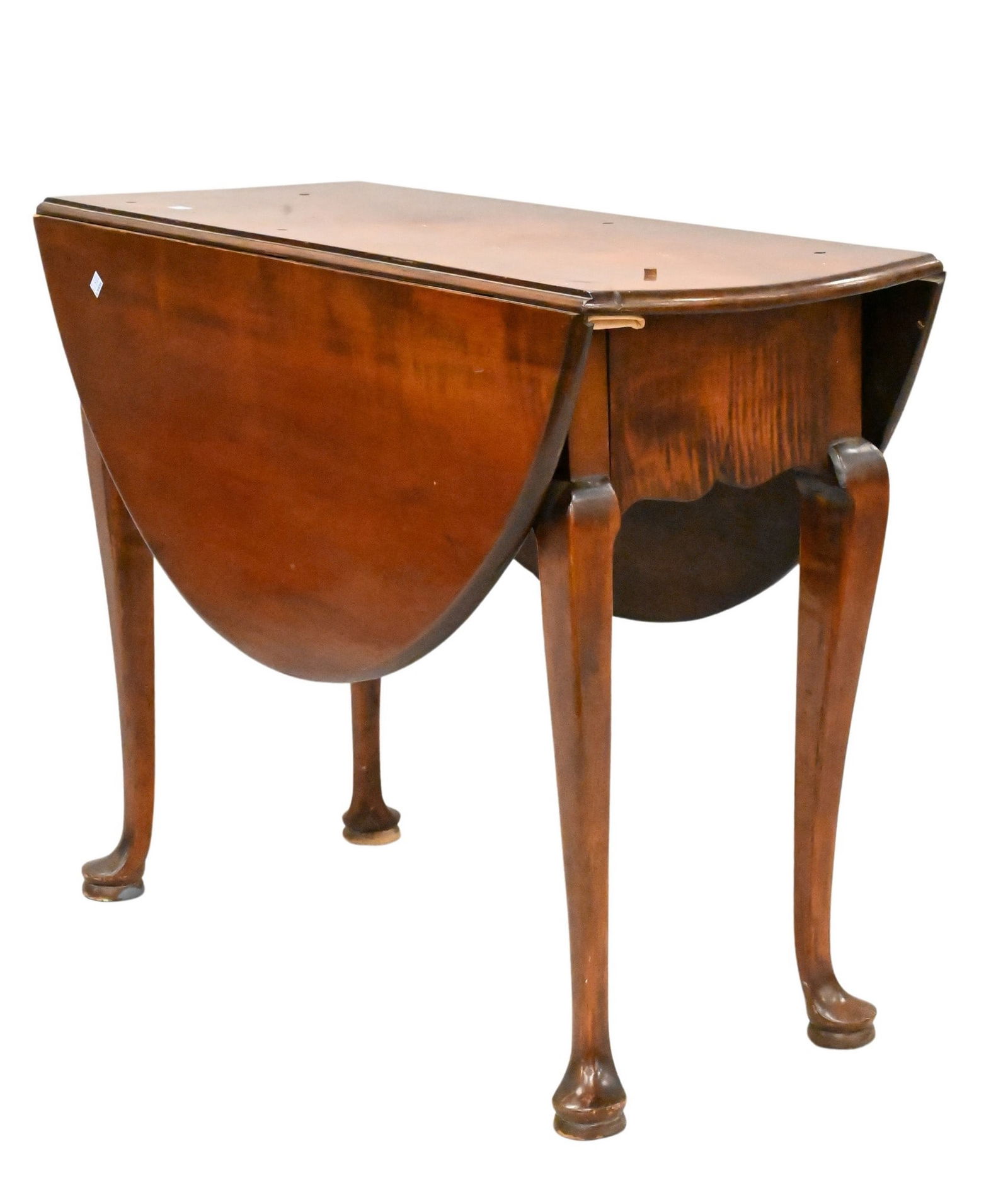 Queen Anne Maple and Tiger Maple Table (1 of 6)