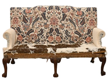George II Upholstered Loveseat