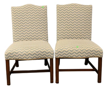 Pair of George IV Upholstered Side Chairs