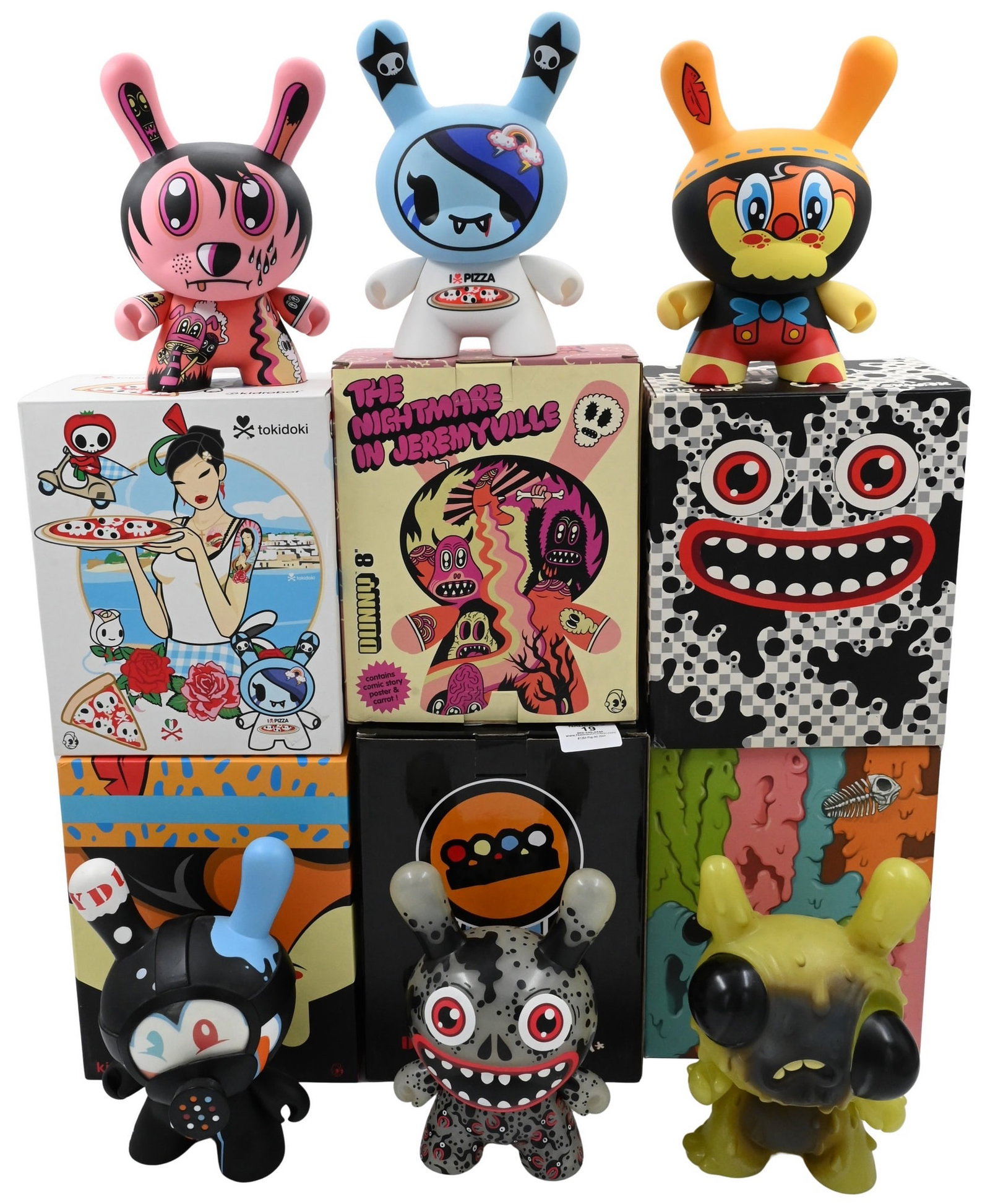 Six Kidrobot Dunny Figures (1 of 7)