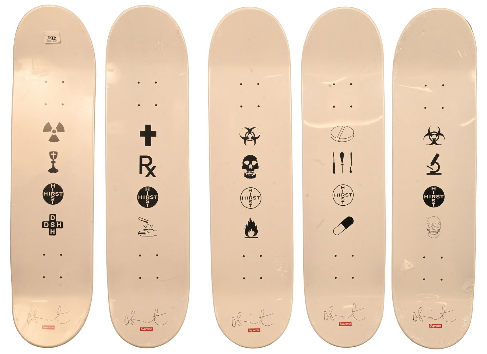 Damien Hirst (British B.1965) X Supreme (1 of 4)