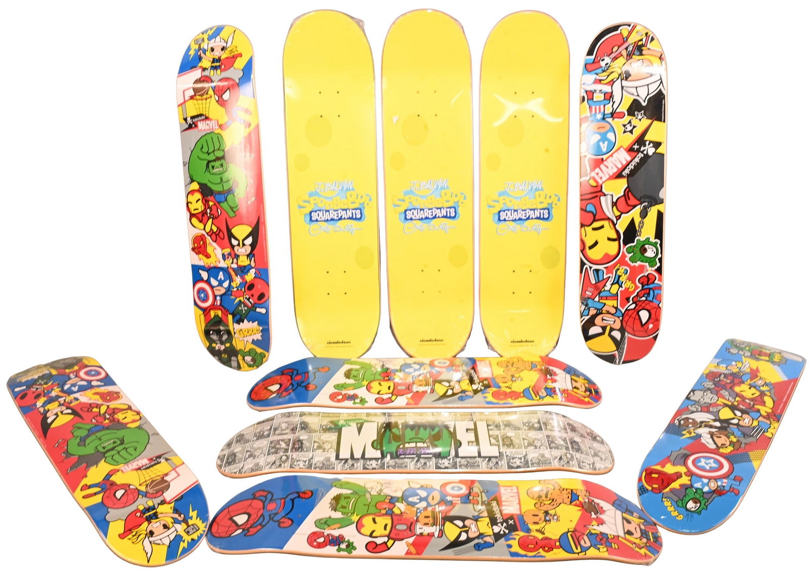 Group of Ten Skateboard Decks (1 of 6)