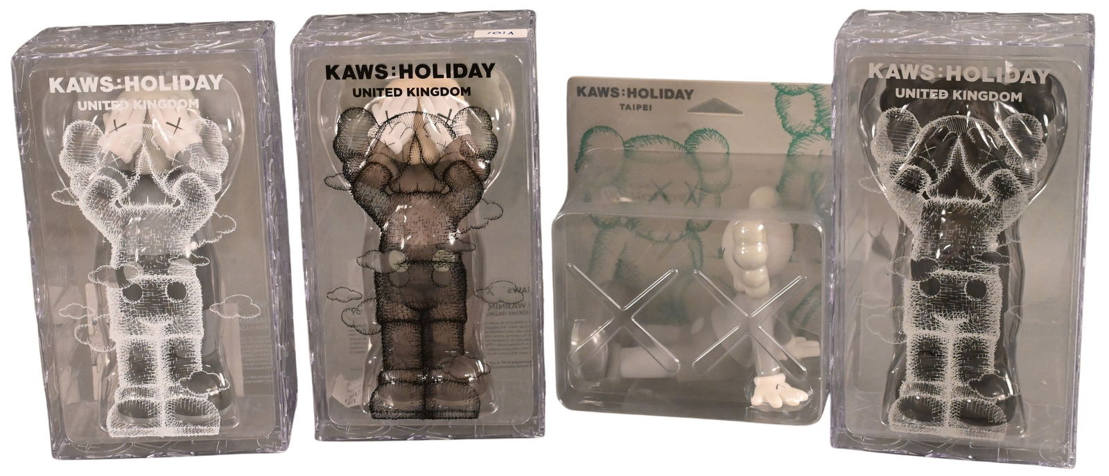 Group of Four Brian Donnelly "KAWS" (American B.1974) Holiday Figures (1 of 6)
