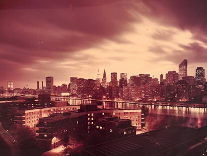 Richard Misrach (American B.1949): Nathaniel Lieberman (American B.1947) “Manhattan 59th Street”, 1982 Photograph, edition 6/150 Signed lower right 30? x 40? Provenance: Stroock & Stroock & Lavan