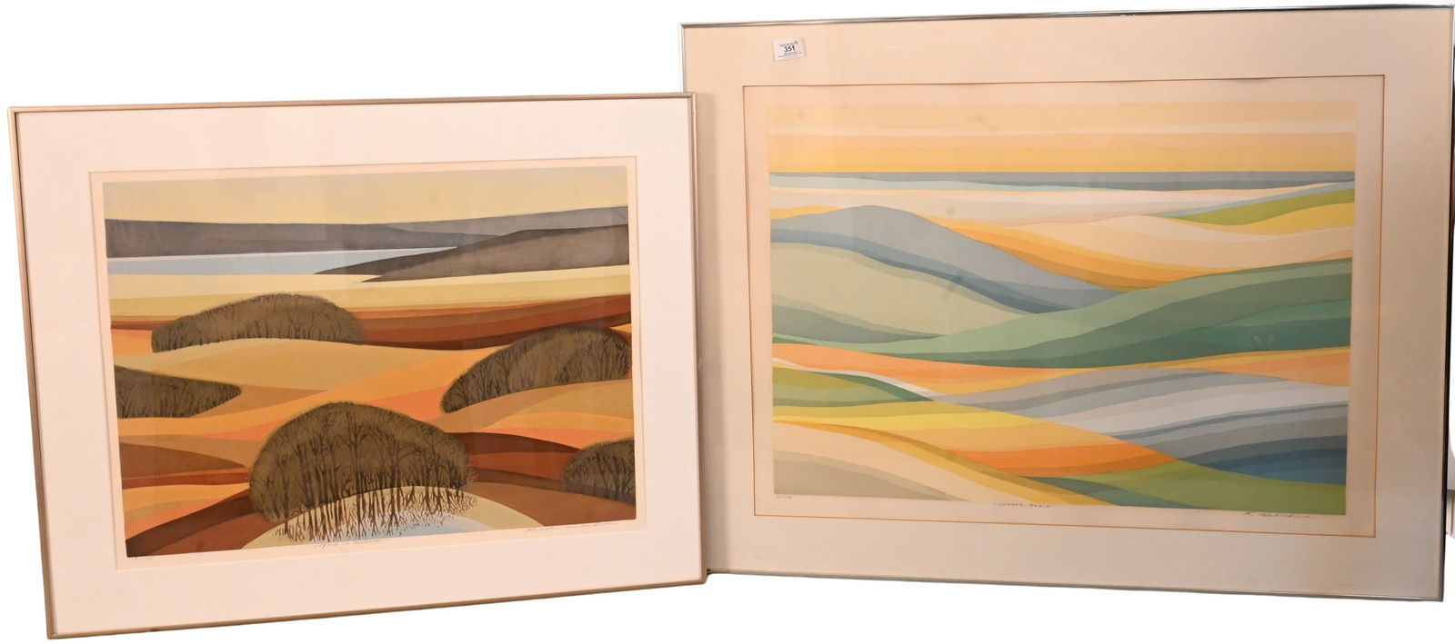 Two: Kensuke Wakeshima (Japanese B.1937) (1 of 6)