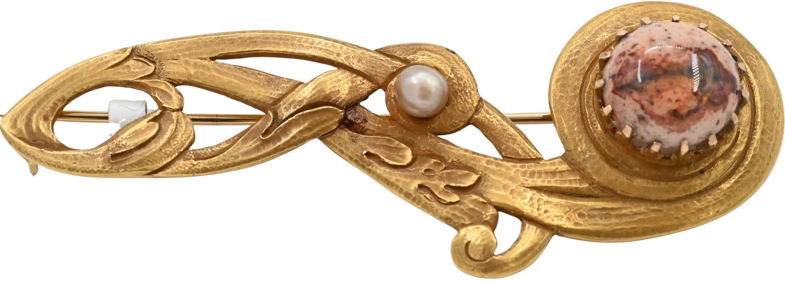 Albert Wehde 14 Karat Yellow Gold Art Nouveau Brooch (1 of 5)