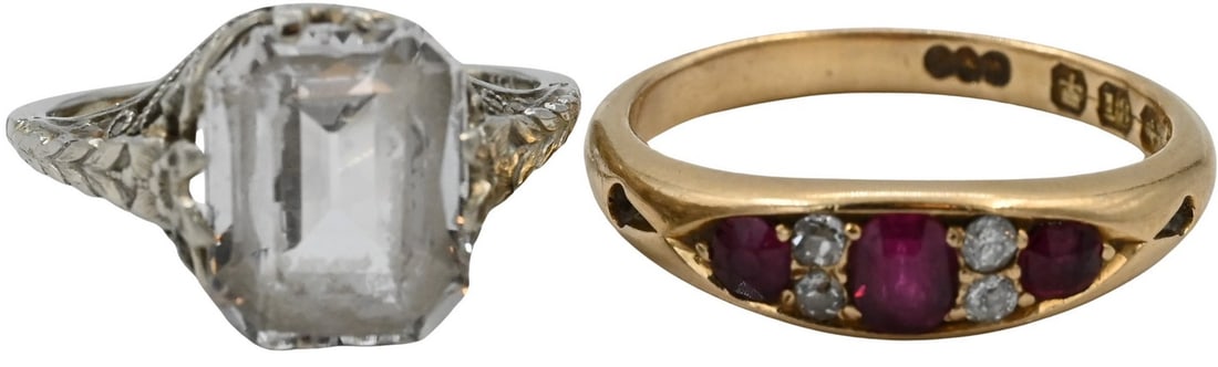 Two 18 Karat Gold Rings (1 of 5)