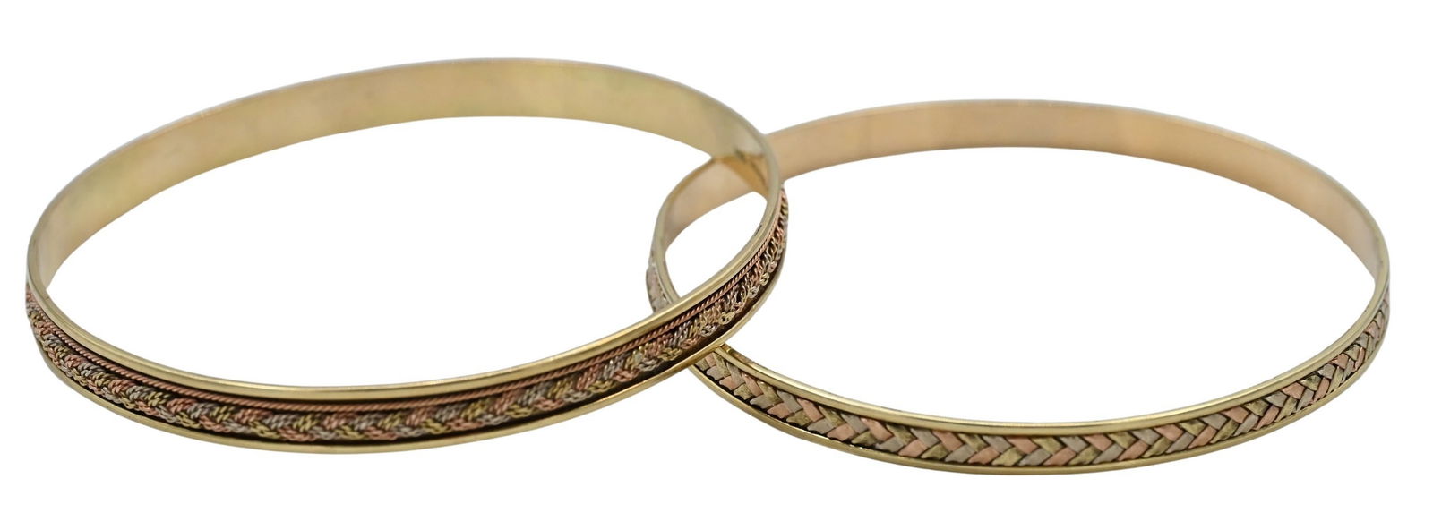 Two 14K Handmade Gold Bangles (1 of 4)