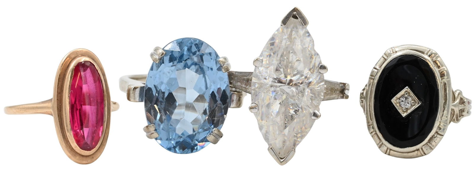 Group of Four 14K Gold Rings (1 of 4)