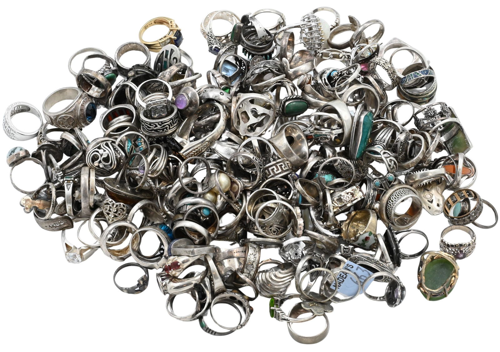 Sterling Silver Rings and Cufflinks (1 of 7)