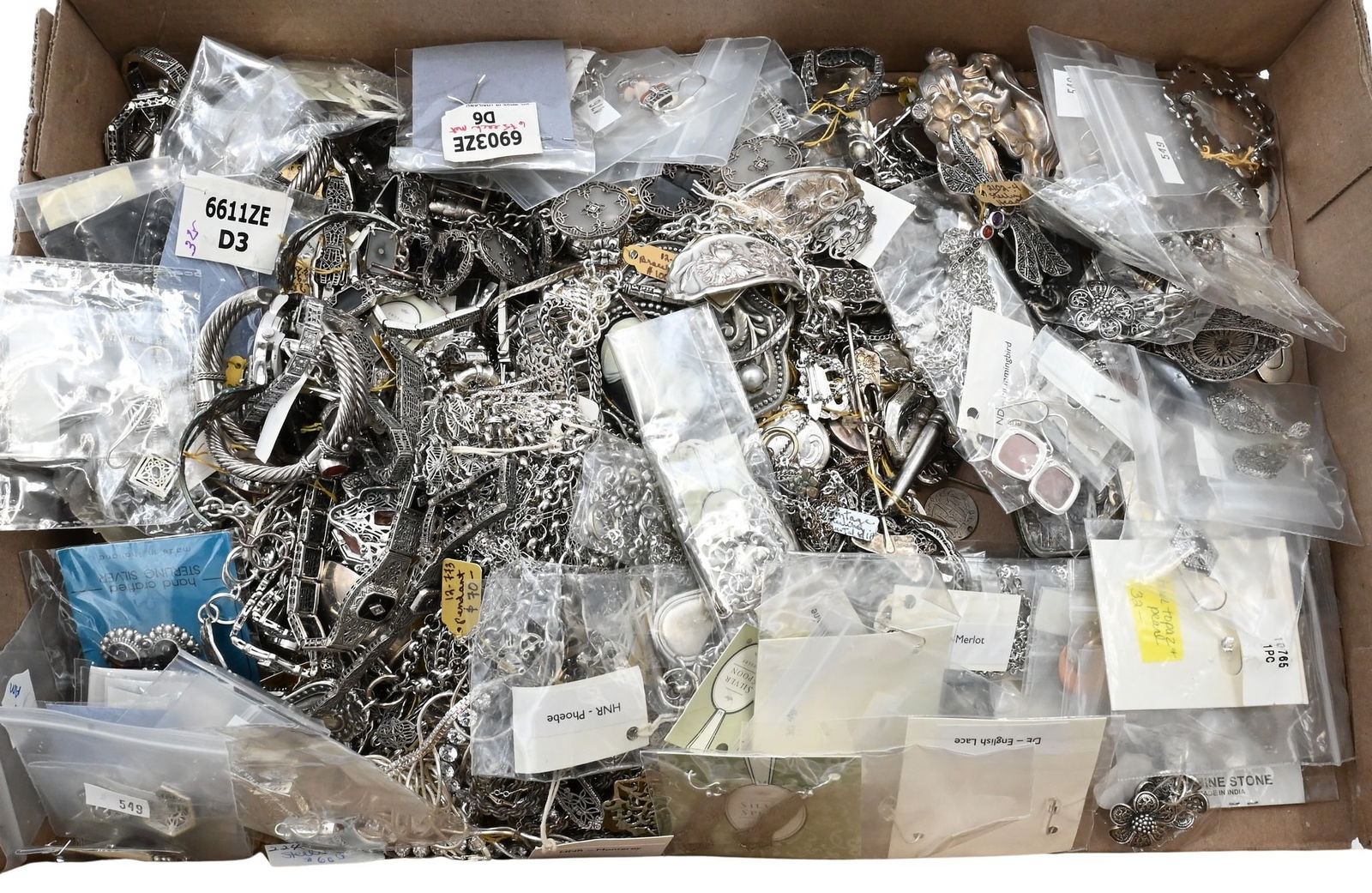 Large Group of Sterling Silver Jewelry (1 of 4)