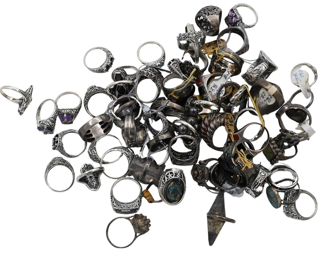 Group of Sterling Silver Rings (1 of 4)