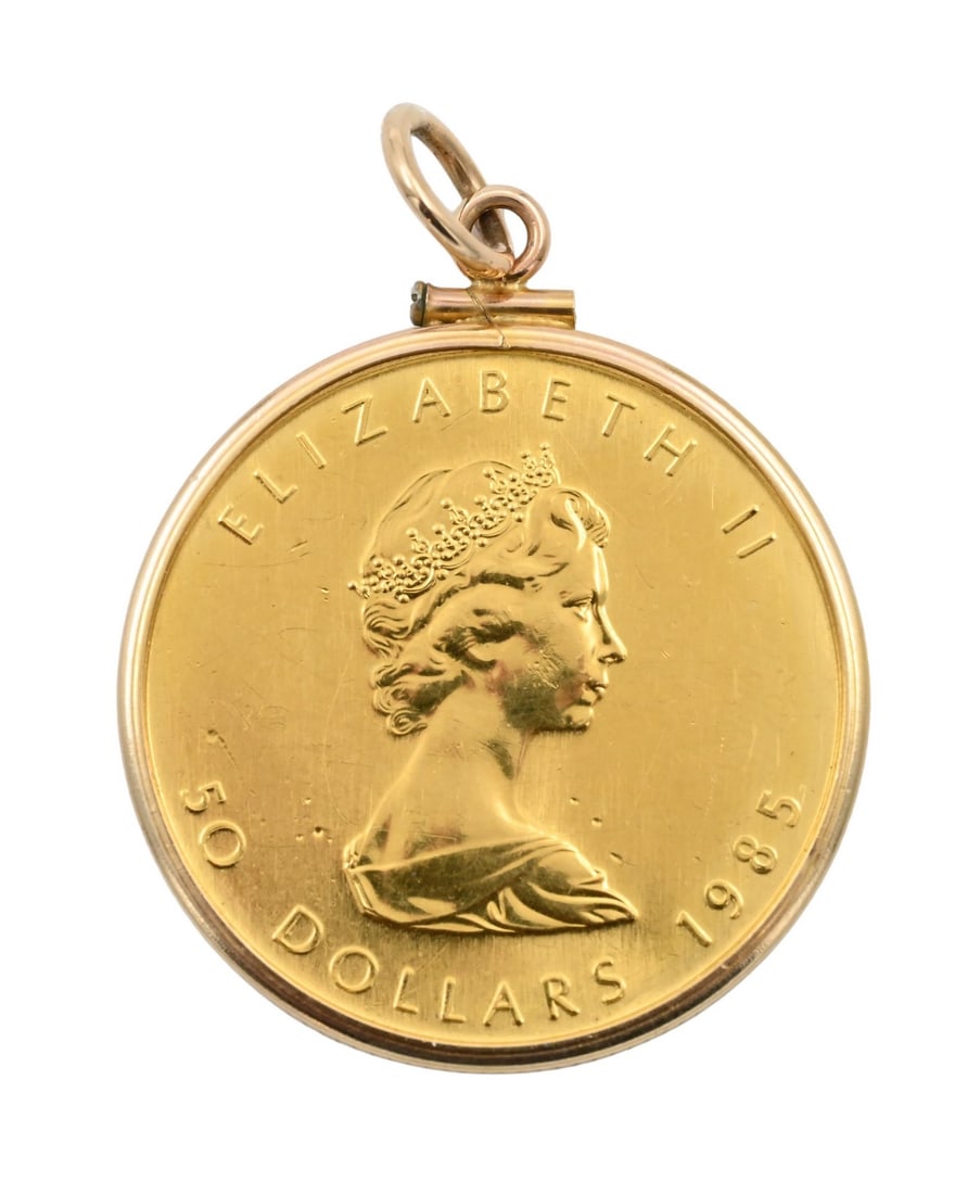 1985 $50 Canadian Maple Leaf Gold Coin (1 of 2)