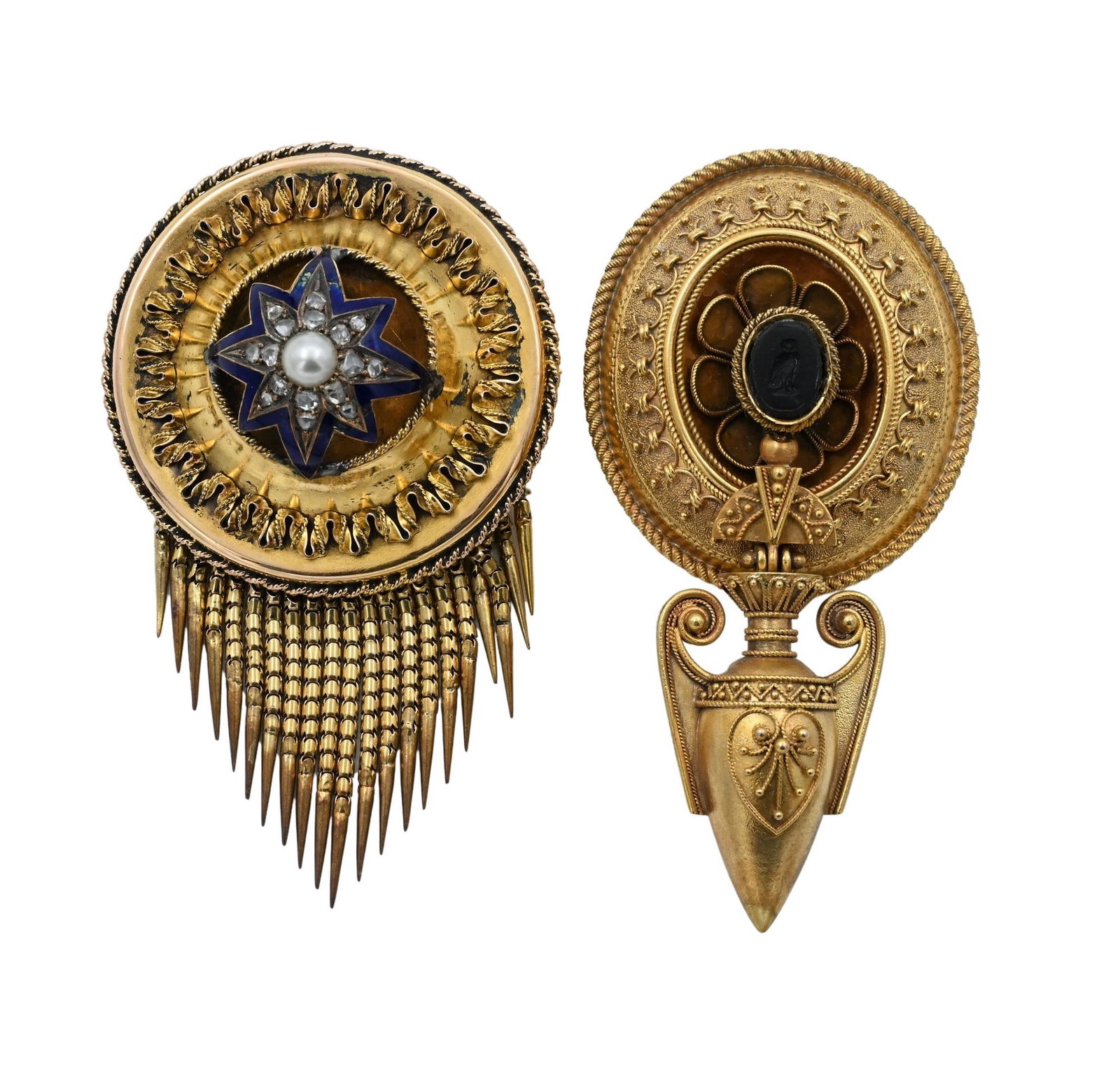 Two 14K Victorian Brooches (1 of 5)