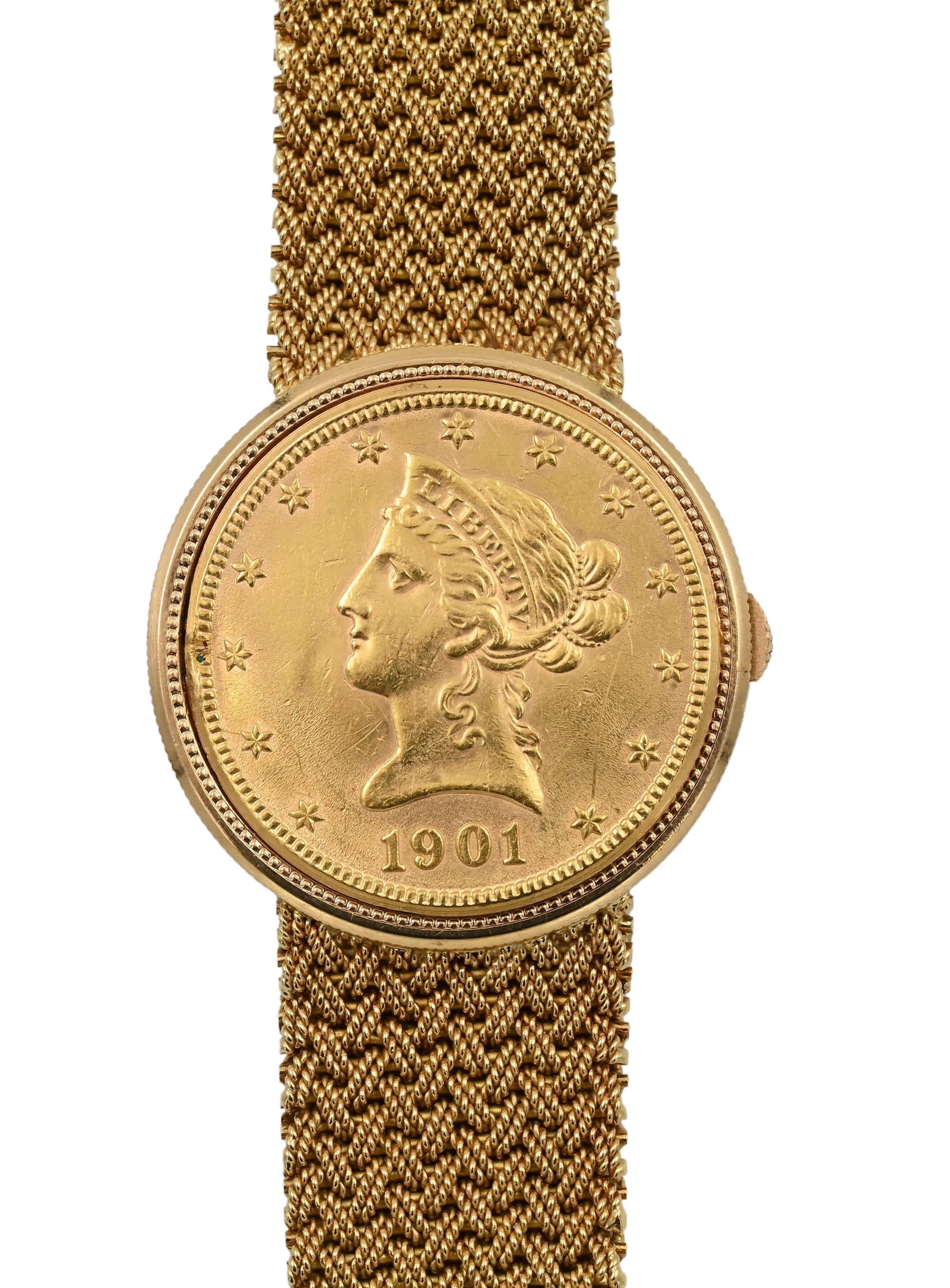 Chopard 18K Yellow Gold and $10 U.S. Gold Coin Wristwatch (1 of 7)