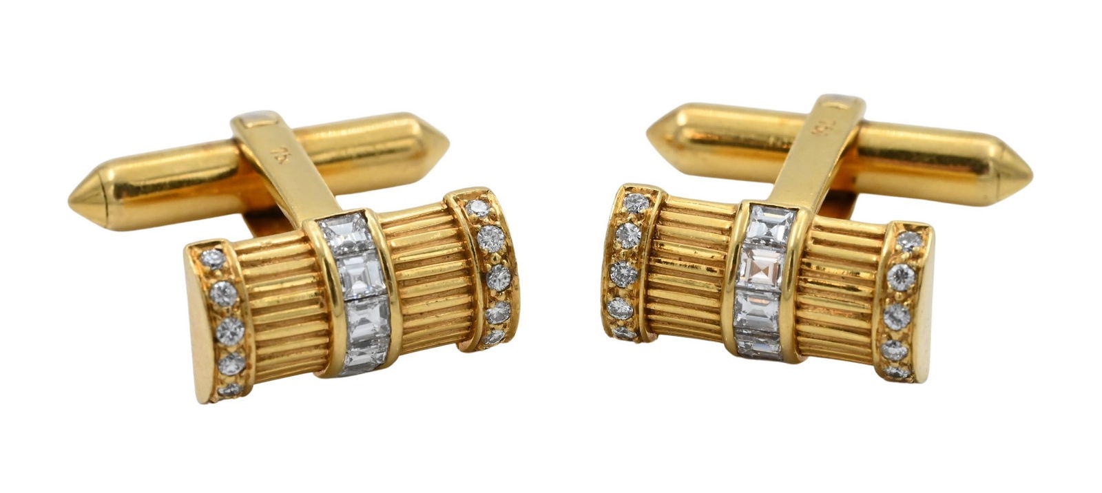 Pair of 18K Yellow Gold Cufflinks (1 of 4)