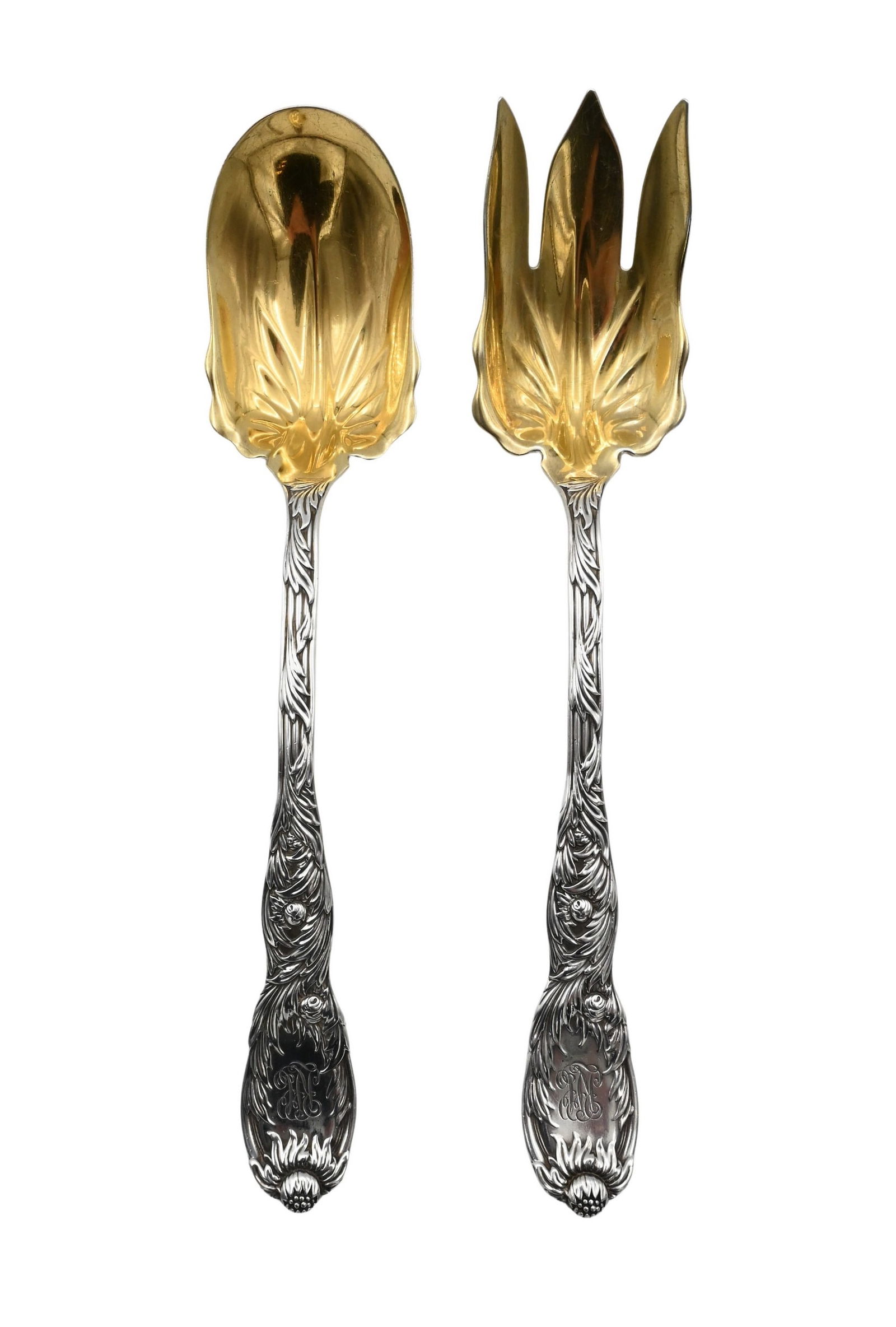 Tiffany & Company Chrysanthemum Two Piece Salad Set (1 of 8)