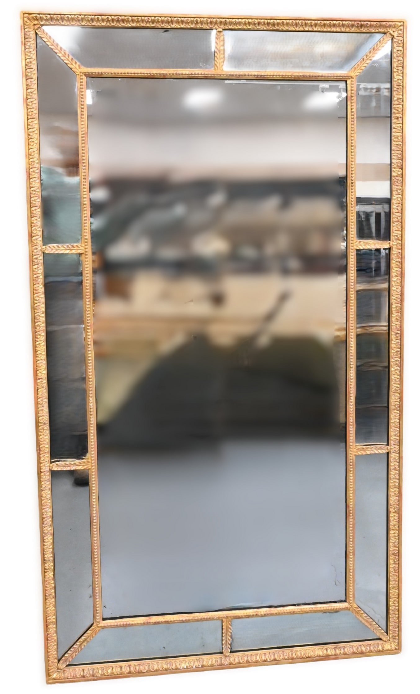 George III Giltwood Border Glass Mirror (1 of 5)