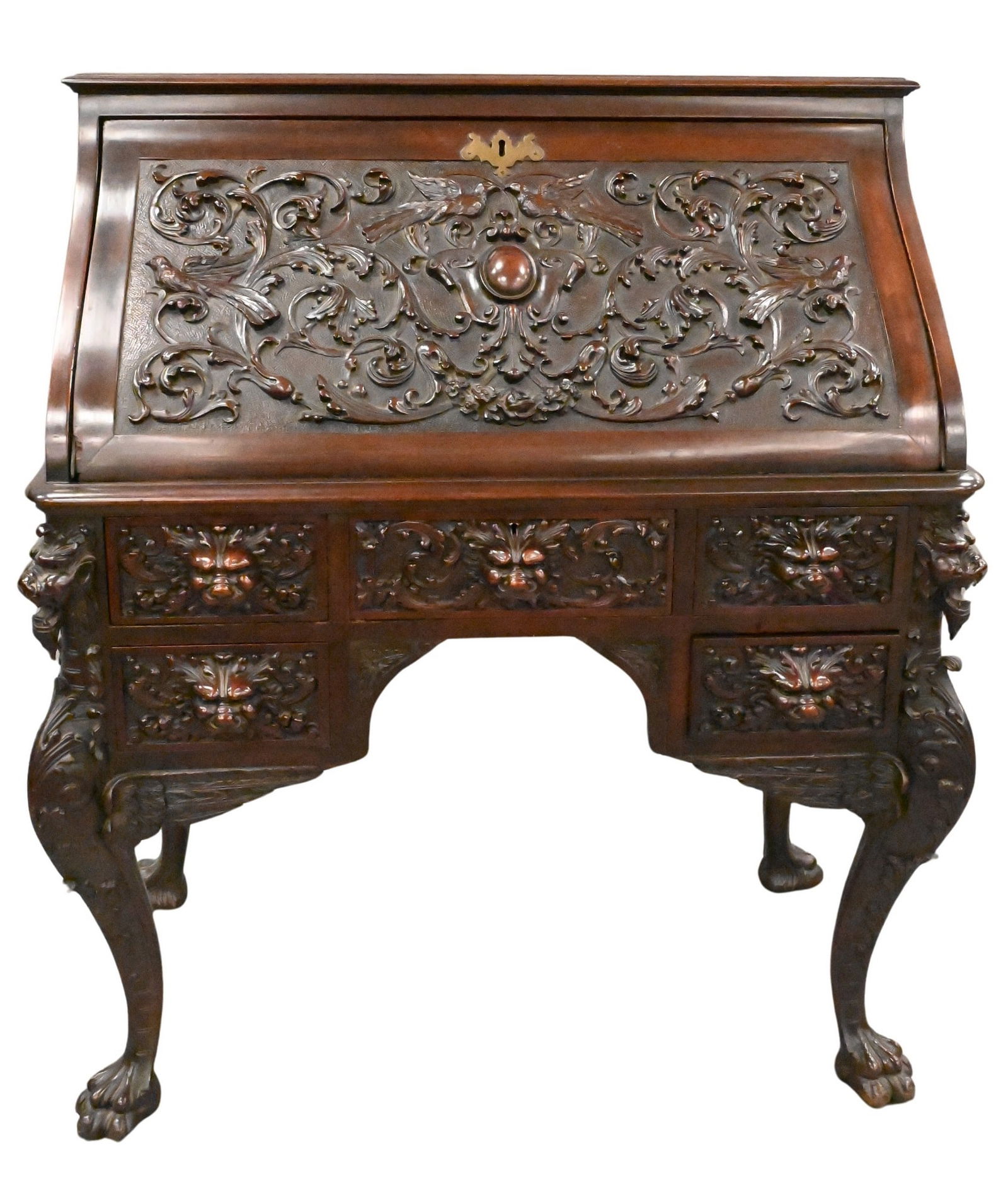 R.J. Horner Mahogany Desk (1 of 6)