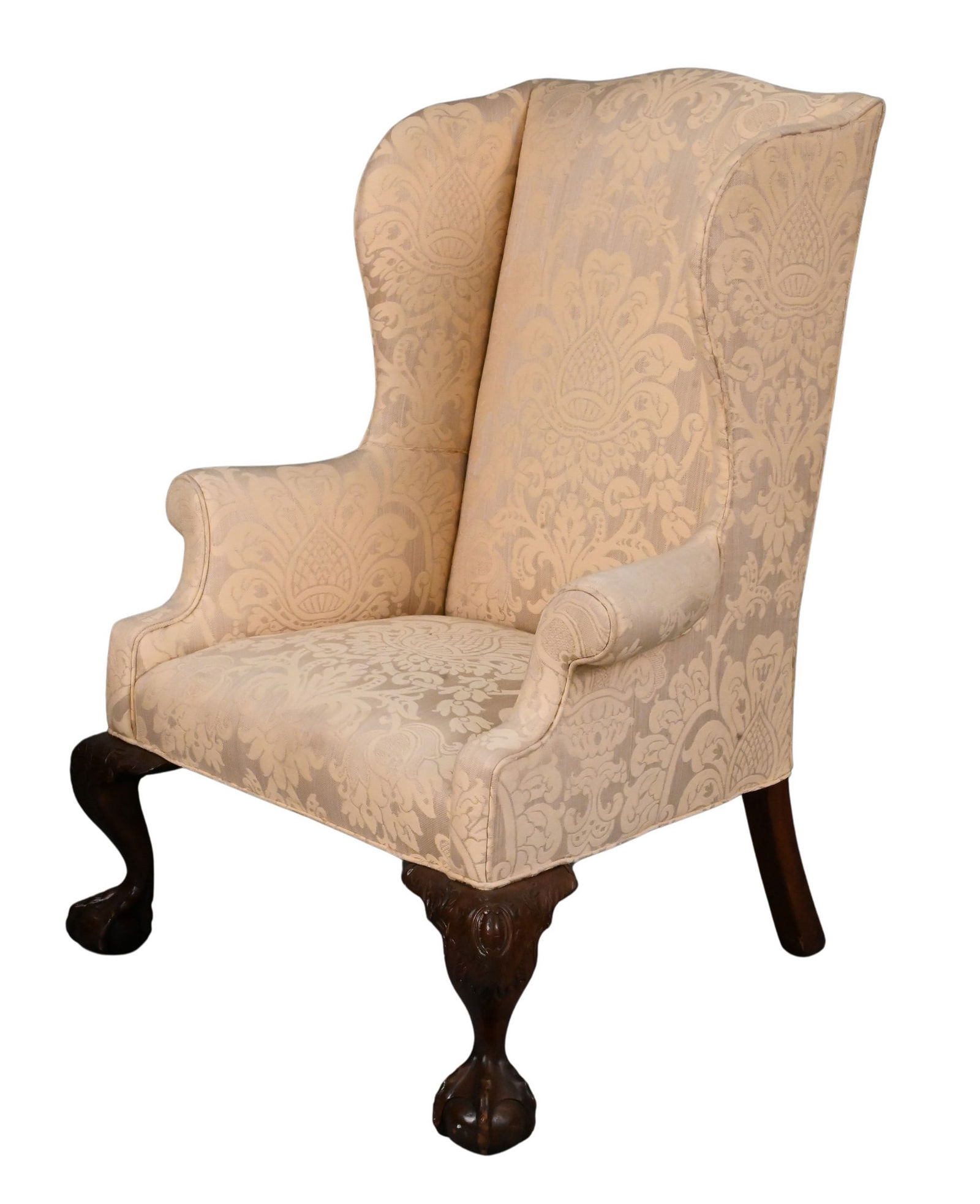 George III Mahogany Wing Chair (1 of 7)