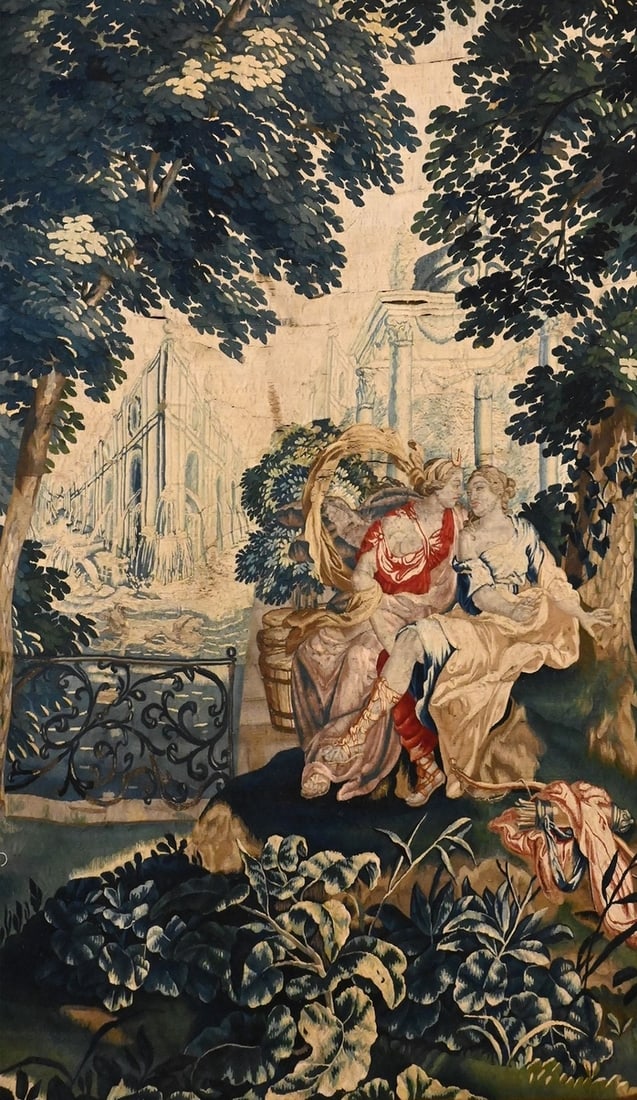 French Verdure Aubusson Tapestry (1 of 7)