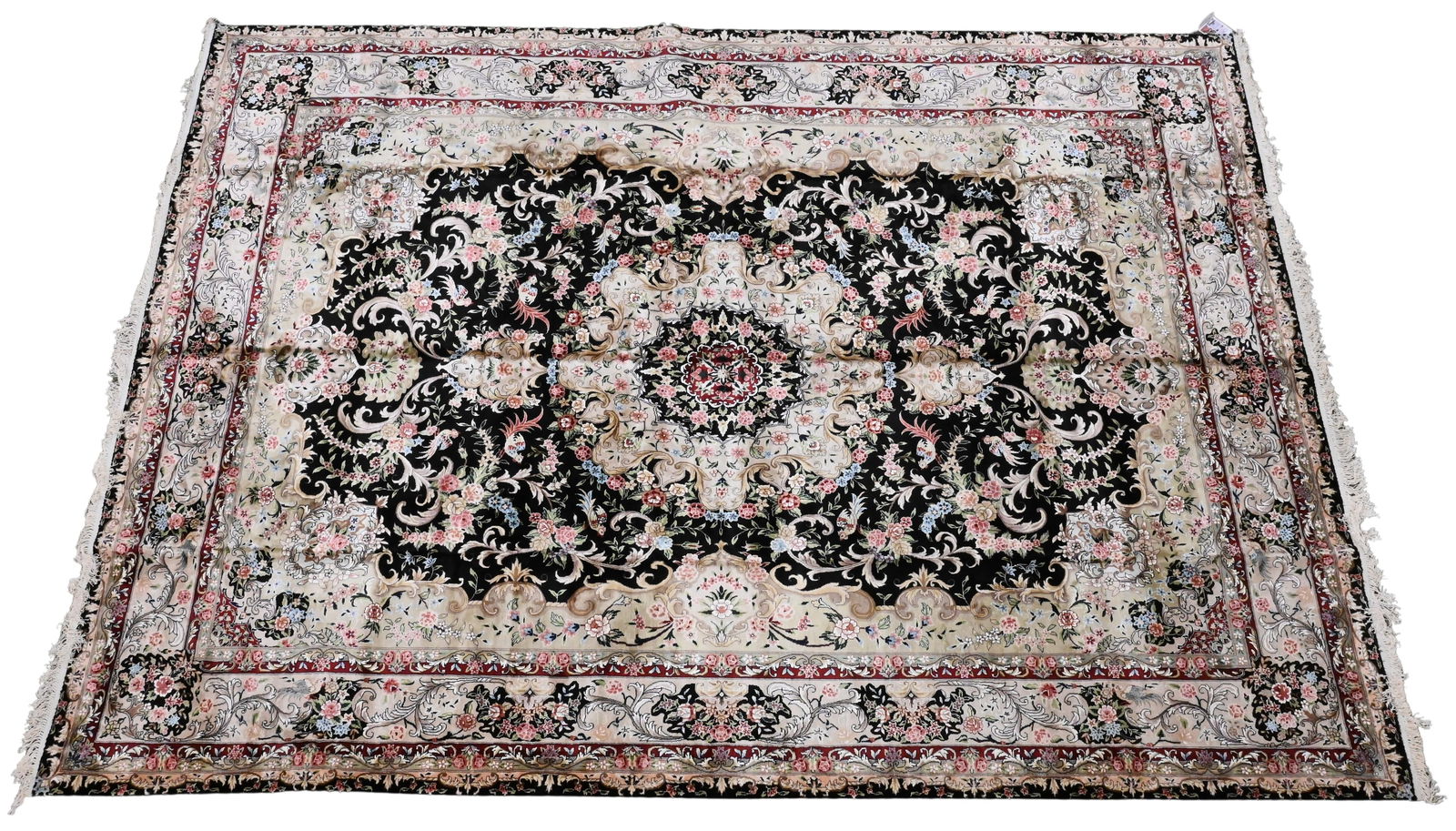 Silk Oriental Room Size Carpet (1 of 7)