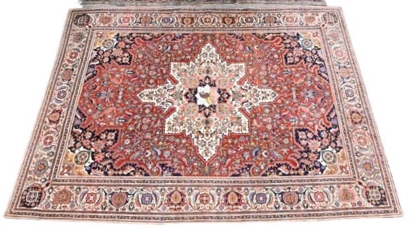 Lion Tabriz Oriental Room Size Carpet (1 of 7)