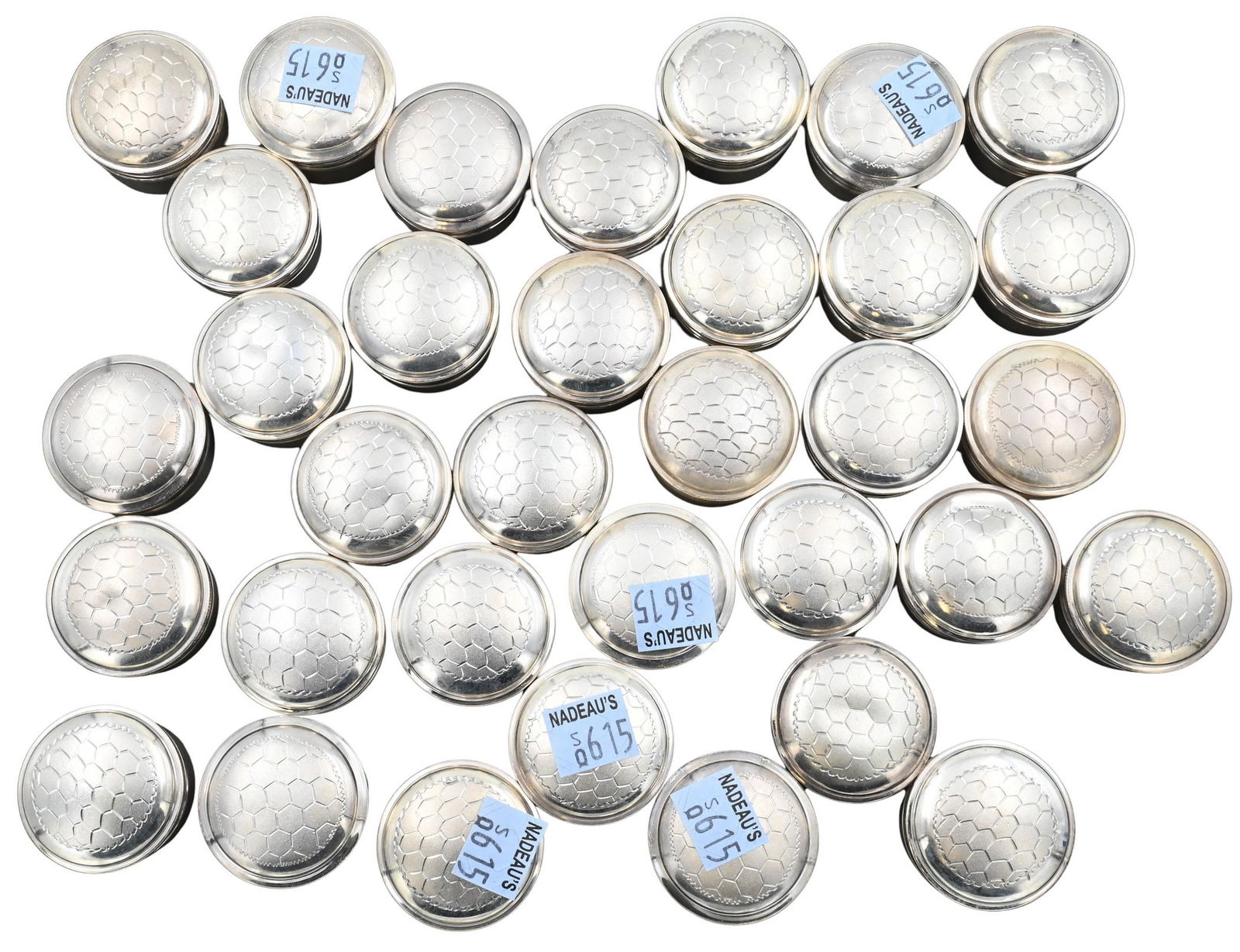 Box Lot of Sterling Pill Boxes (1 of 5)