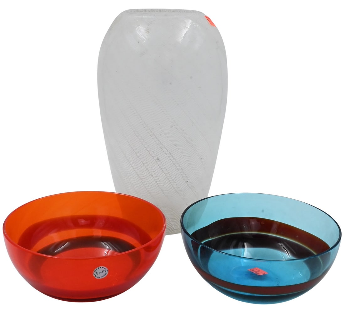 Three Murano Art Glass Pieces to include (1 of 4)