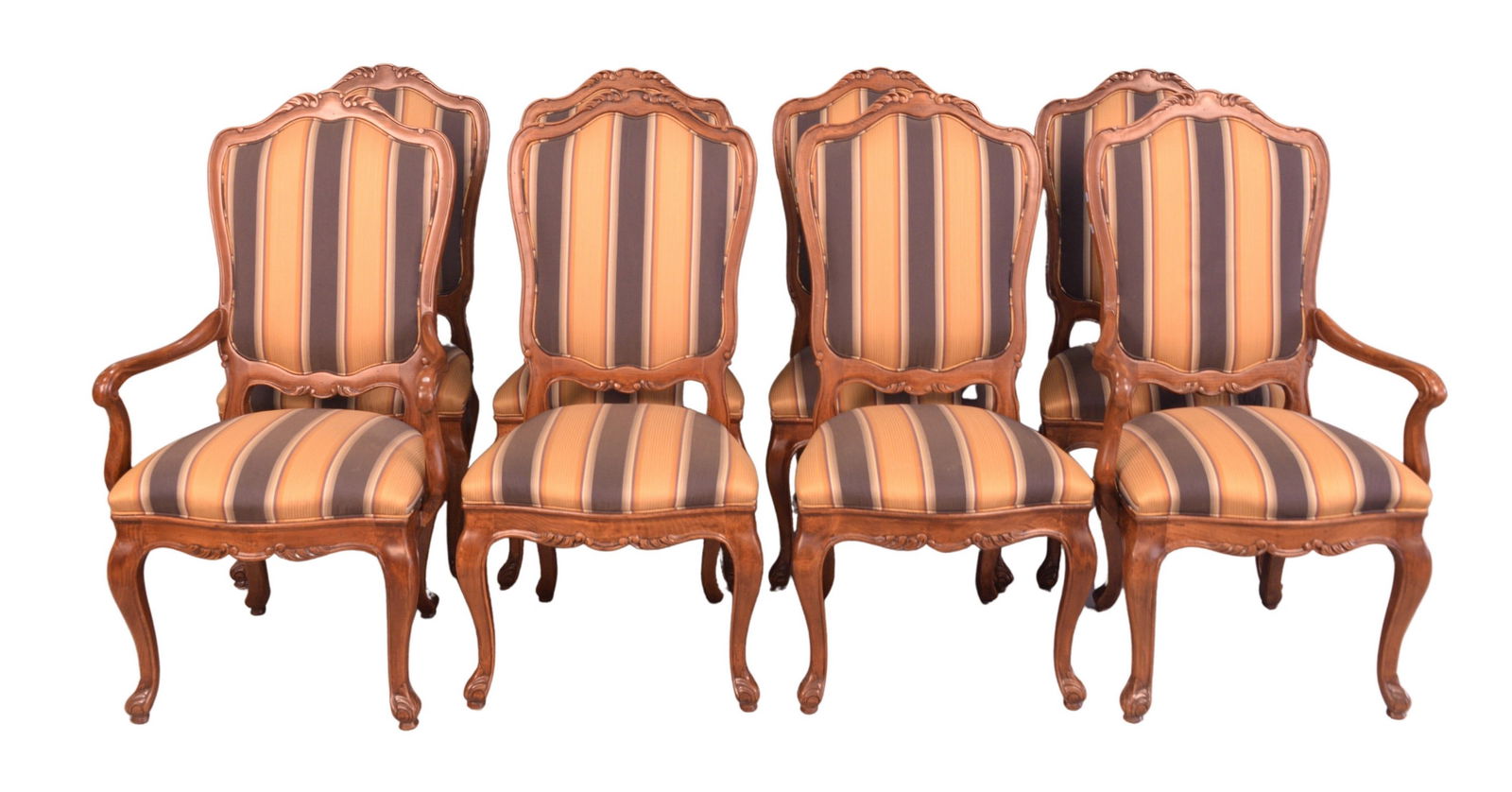 Set of Eight Upholstered Dining Chairs (1 of 5)