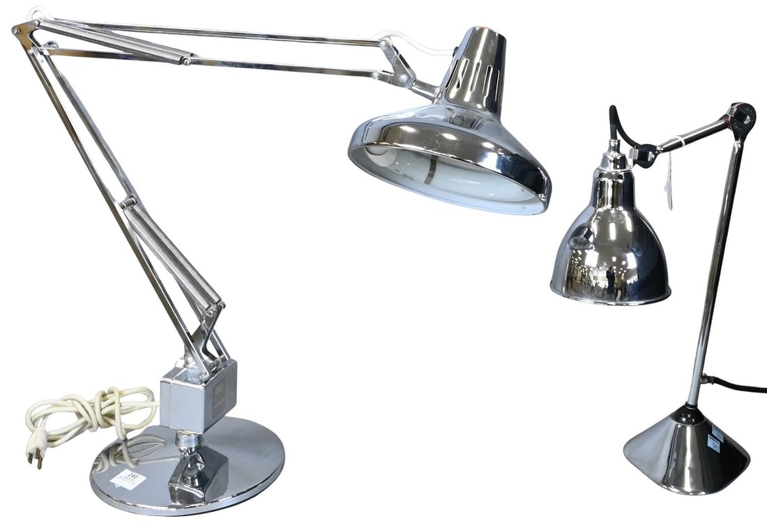 Two Mid-Century Chrome Lamps (1 of 5)