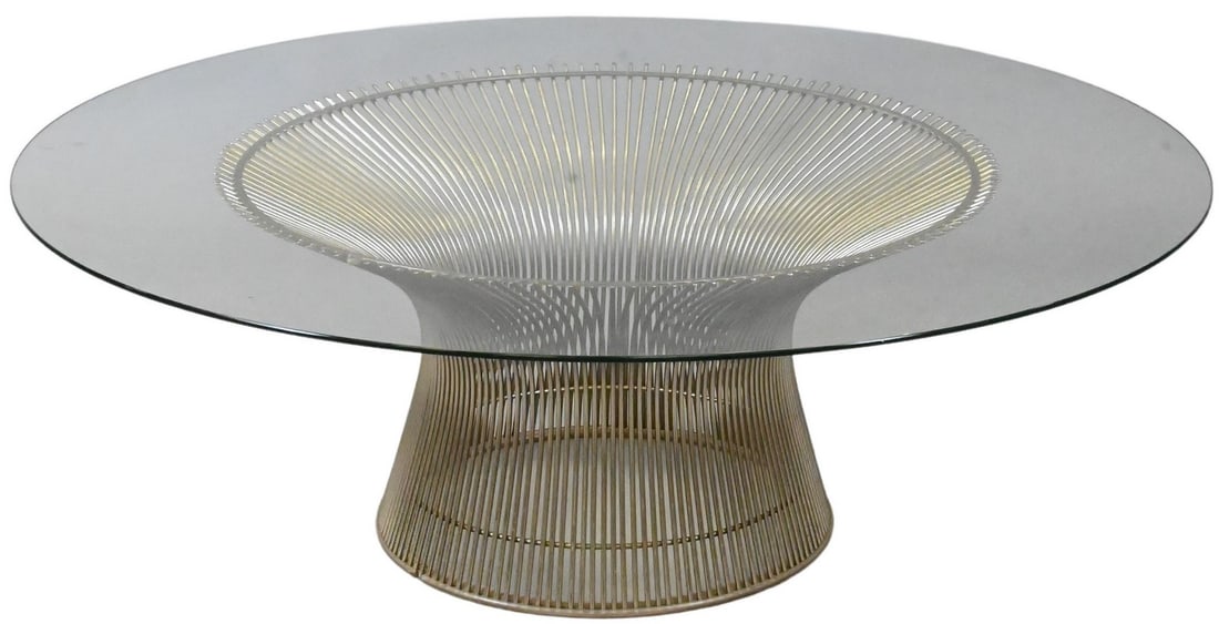 Warren Platner Glass Top Coffee Table (1 of 4)