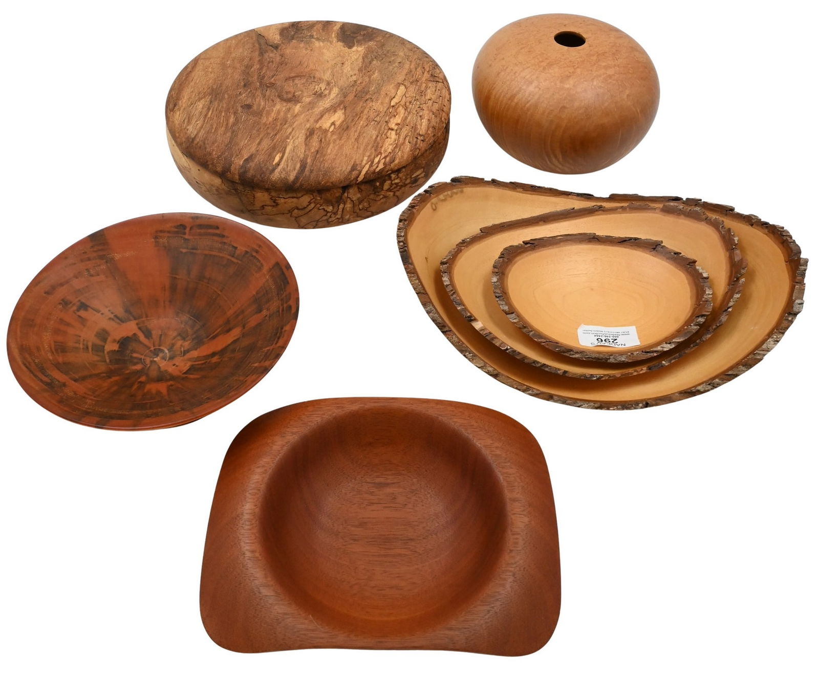 Seven Handcarved Hawaiian Bowls (1 of 8)