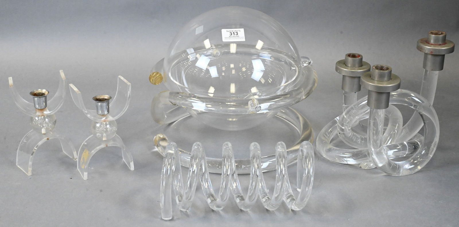 Mid-Century Modern Dorothy Thorpe Lucite Group (1 of 5)