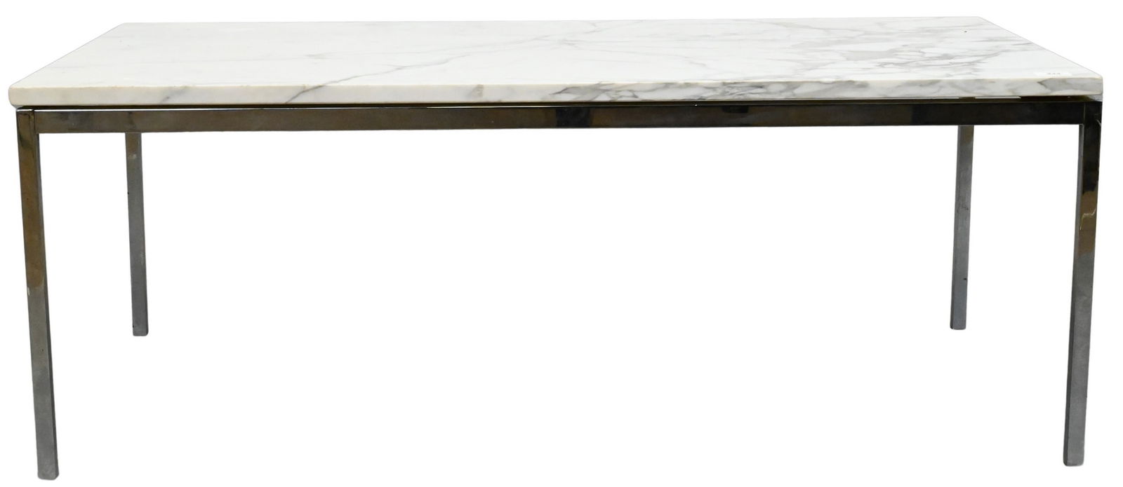 Mid-Century Modern Marble Top Coffee Table (1 of 4)