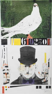 Mauricio Lasansky (American 1914-2012): Mauricio Lasansky (American 1914-2012) "Kaddish #1", 1976 Drypoint etching in color, edition 31/70 Signed and titled lower right "Lasansky" 45" x 24" Provenance: Kennedy Galleries, Inc. New York, New
