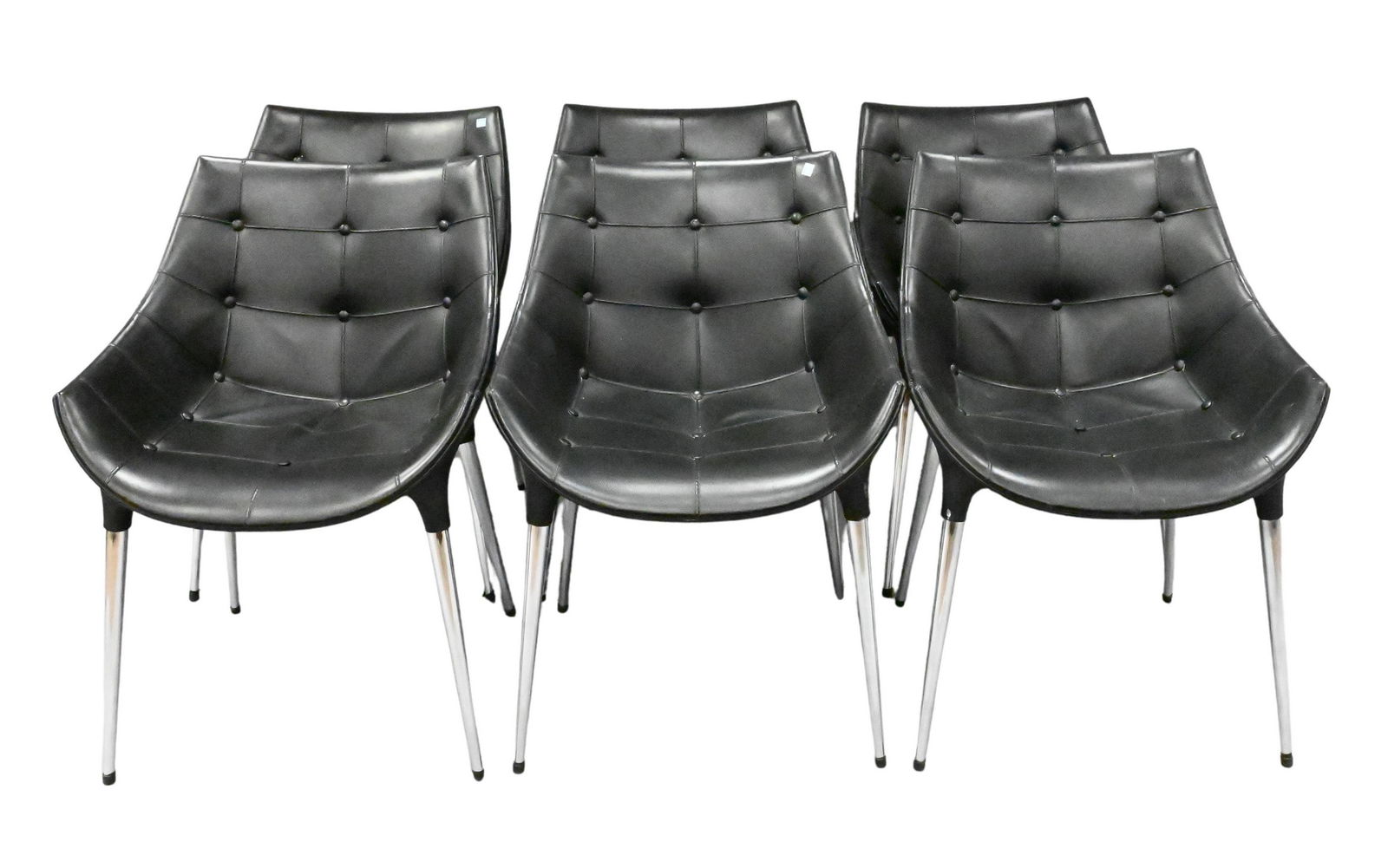 Six Philippe Starck for Cassina "Passion" Leather Dining Chairs (1 of 5)