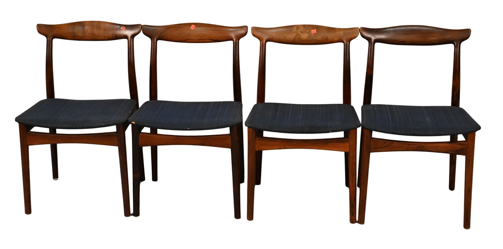 Eric Worth Set of Four Rosewood Danish Dining Chairs (1 of 4)