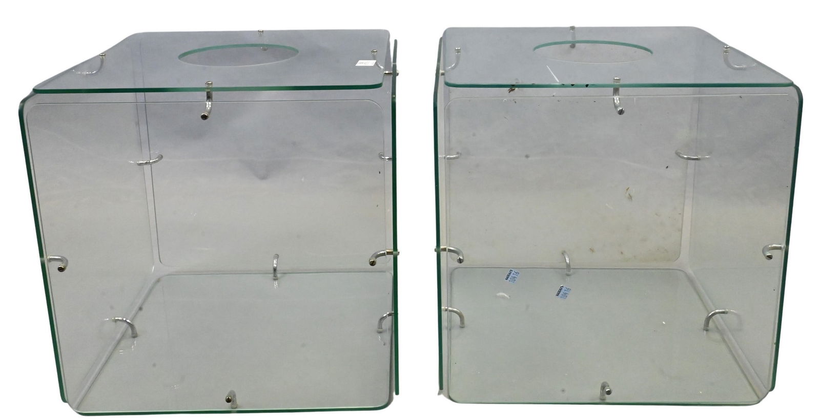 Pair of 1960's Southern California Design Glass Coffee Tables (1 of 5)